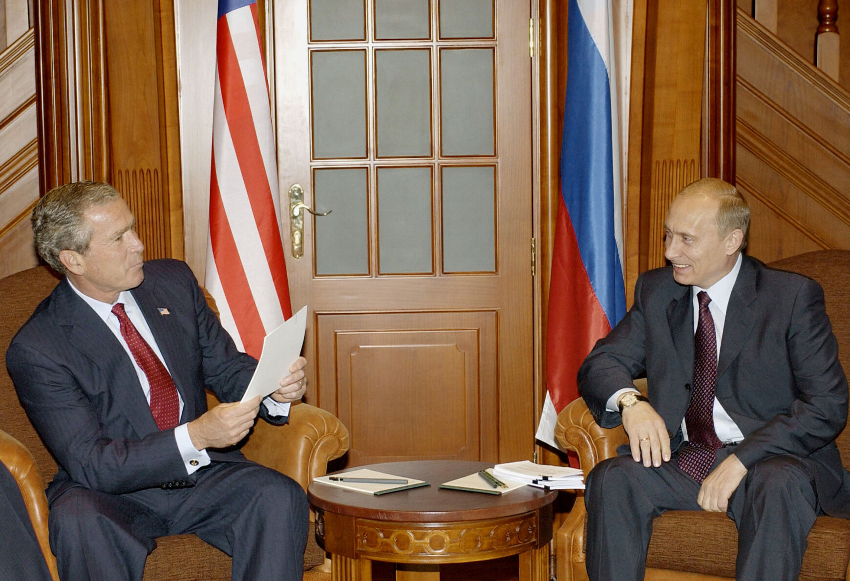 2002: George W. Bush and Vladimir Putin